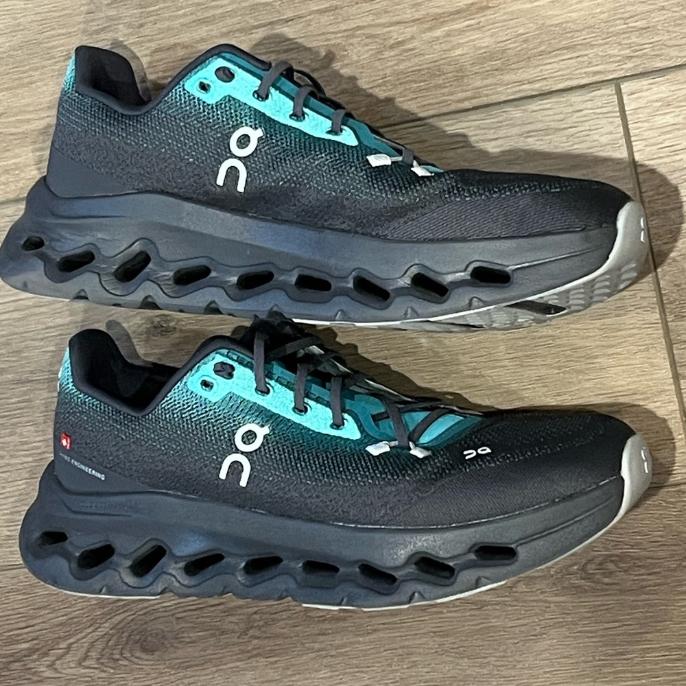 On Cloudtilt Men's Size 8.5 Casual Running Shoes in Aqua/Iron Athletic - Picture 2 of 13